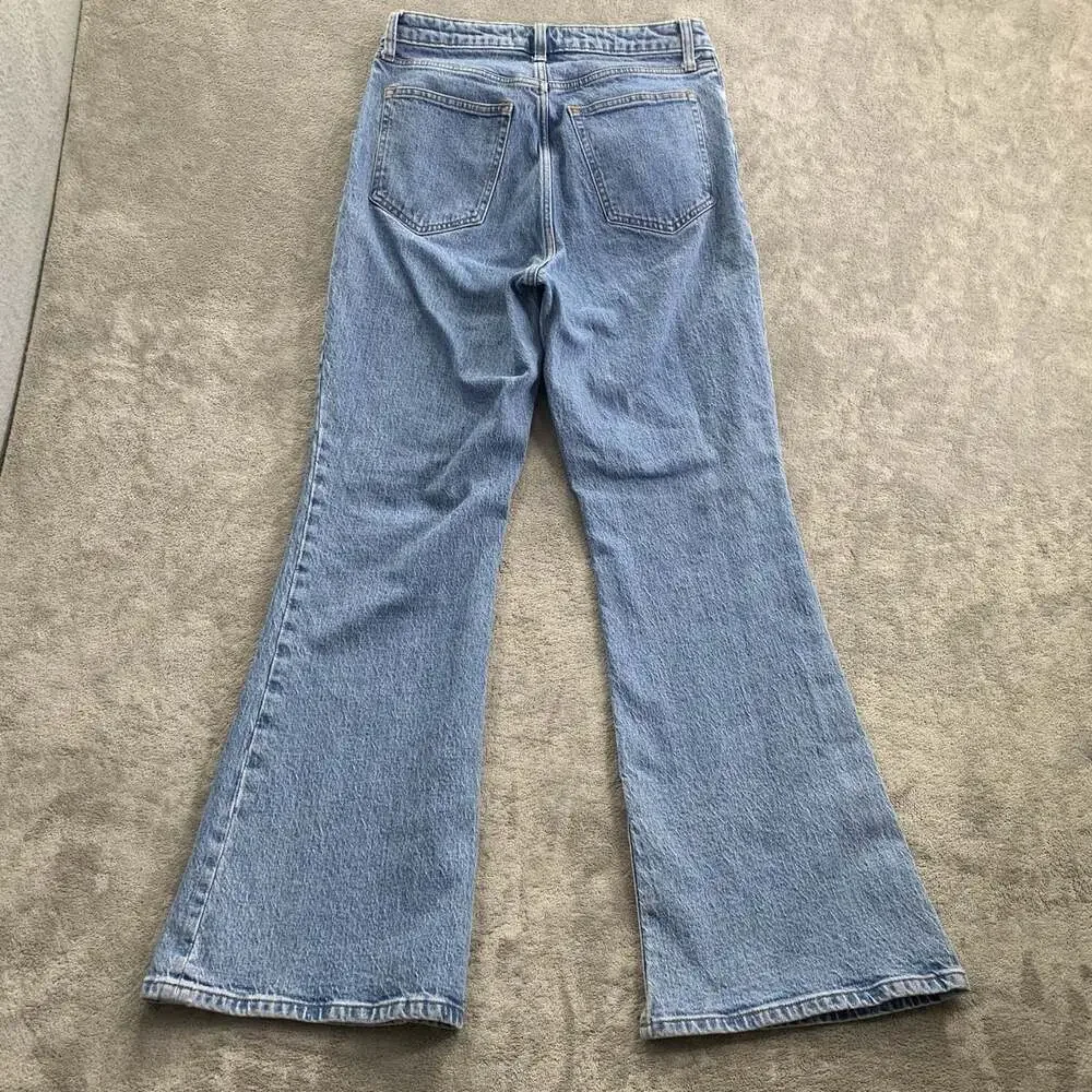 Abercrombie & Fitch The Vintage Flare High Rise Jeans 29/8R Curve Love Boho Y2K